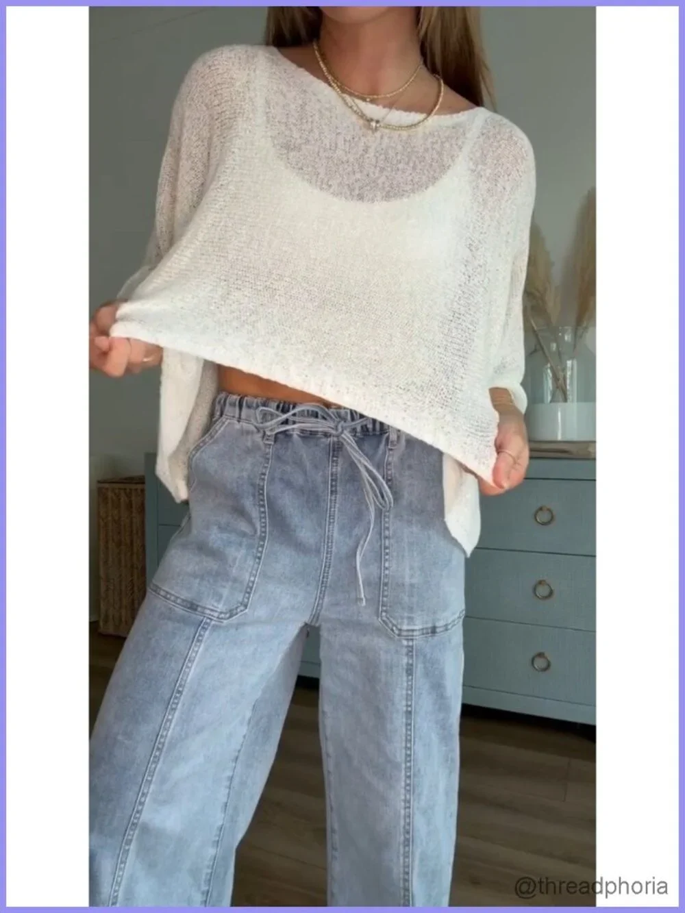Women's Crochet Sheer Poncho Top Knit Mesh Wrap Shawl Cover Up